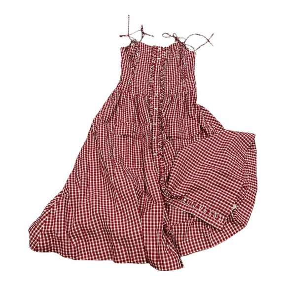 Damson Madder Dresses & Skirts - NWOT Damson Madder Red Gingham Summer Sundress Women's size 12 M L New w/o tag